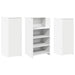 Birou de recepție alb 135x50x103,5 cm din lemn prelucrat - WALTI WALTI