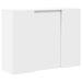 Birou de recepție alb 135x50x103,5 cm din lemn prelucrat - WALTI WALTI