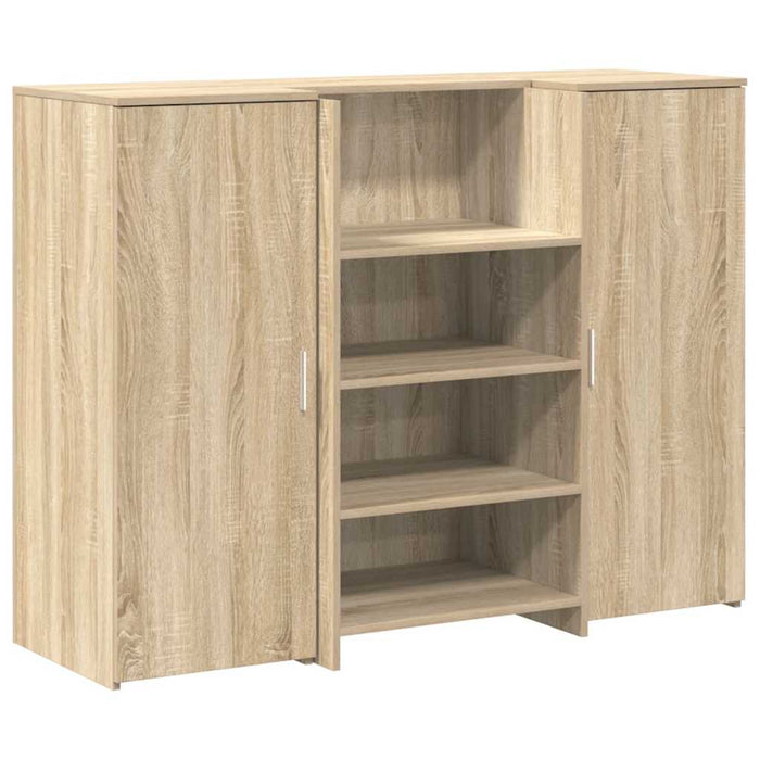 Birou de recepție Stejar Sonoma 135x50x103,5 cm Lemn prelucrat - WALTI WALTI