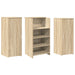 Birou de recepție Stejar Sonoma 135x50x103,5 cm Lemn prelucrat - WALTI WALTI