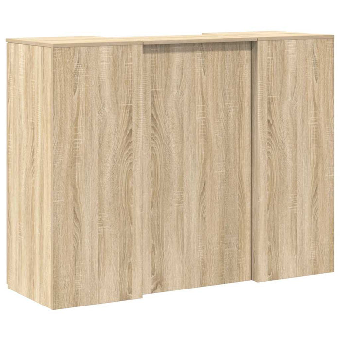 Birou de recepție Stejar Sonoma 135x50x103,5 cm Lemn prelucrat - WALTI WALTI