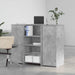 Birou de recepție Gri beton 135x50x103,5 cm Lemn prelucrat - WALTI WALTI
