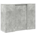 Birou de recepție Gri beton 135x50x103,5 cm Lemn prelucrat - WALTI WALTI