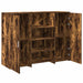 Birou de recepție stejar afumat 135x50x103,5 cm lemn prelucrat - WALTI WALTI