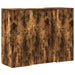 Birou de recepție stejar afumat 135x50x103,5 cm lemn prelucrat - WALTI WALTI