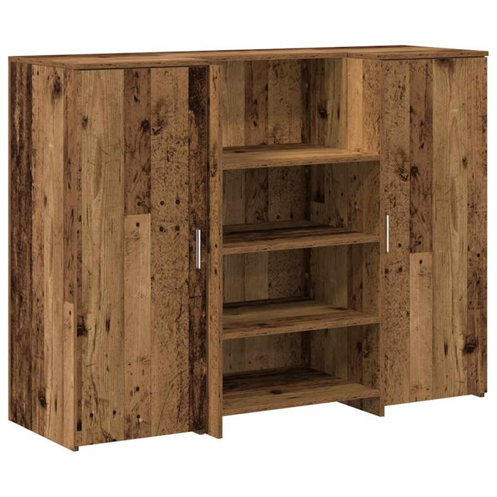 Birou de recepție Lemn vechi 135x50x103,5 cm Lemn prelucrat - WALTI WALTI