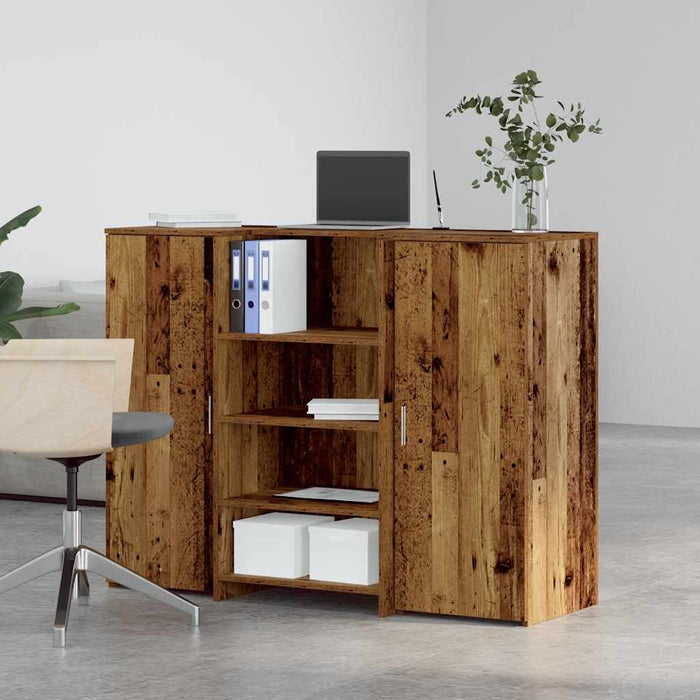 Birou de recepție Lemn vechi 135x50x103,5 cm Lemn prelucrat - WALTI WALTI