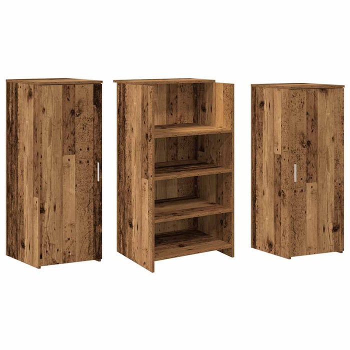 Birou de recepție Lemn vechi 135x50x103,5 cm Lemn prelucrat - WALTI WALTI