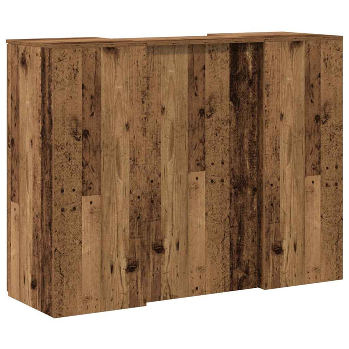 Birou de recepție Lemn vechi 135x50x103,5 cm Lemn prelucrat - WALTI WALTI