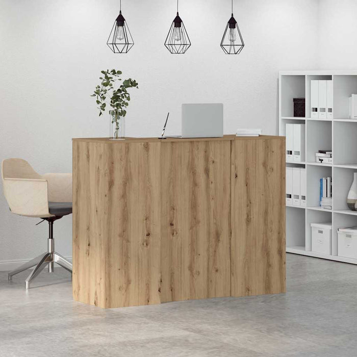 Birou de recepție Stejar Artisan 135x50x103,5 cm Lemn prelucrat - WALTI WALTI