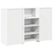 Birou de recepție alb 155x50x103,5 cm din lemn prelucrat - WALTI WALTI