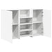 Birou de recepție alb 155x50x103,5 cm din lemn prelucrat - WALTI WALTI