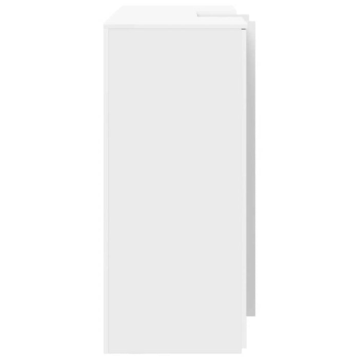 Birou de recepție alb 155x50x103,5 cm din lemn prelucrat - WALTI WALTI