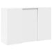 Birou de recepție alb 155x50x103,5 cm din lemn prelucrat - WALTI WALTI