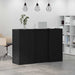 Birou de recepție Stejar negru 155x50x103,5 cm Lemn prelucrat - WALTI WALTI