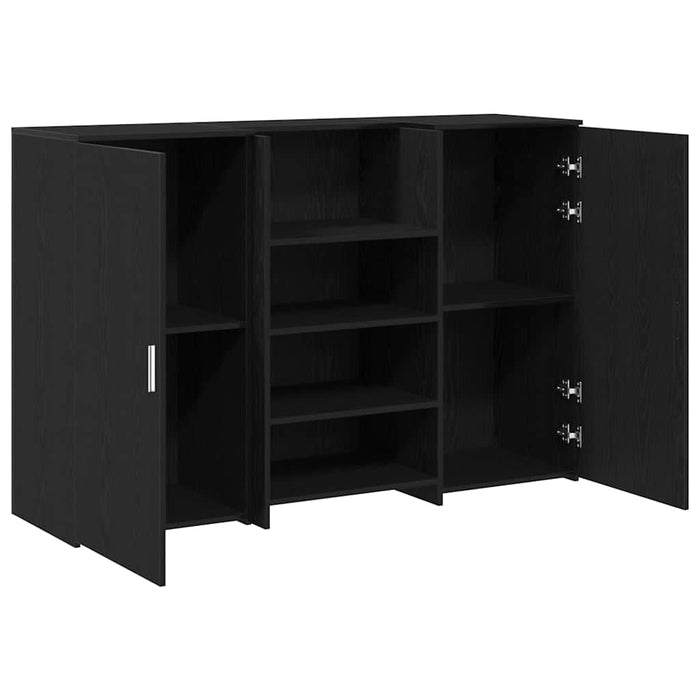 Birou de recepție Stejar negru 155x50x103,5 cm Lemn prelucrat - WALTI WALTI