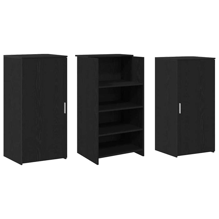 Birou de recepție Stejar negru 155x50x103,5 cm Lemn prelucrat - WALTI WALTI