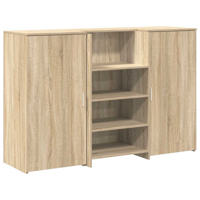 Birou de recepție Stejar Sonoma 155x50x103,5 cm Lemn prelucrat - WALTI WALTI