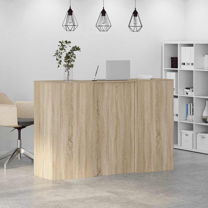 Birou de recepție Stejar Sonoma 155x50x103,5 cm Lemn prelucrat - WALTI WALTI