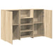 Birou de recepție Stejar Sonoma 155x50x103,5 cm Lemn prelucrat - WALTI WALTI