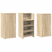 Birou de recepție Stejar Sonoma 155x50x103,5 cm Lemn prelucrat - WALTI WALTI
