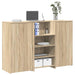 Birou de recepție Stejar Sonoma 155x50x103,5 cm Lemn prelucrat - WALTI WALTI