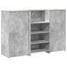 Birou de recepție Gri beton 155x50x103,5 cm Lemn prelucrat - WALTI WALTI
