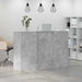 Birou de recepție Gri beton 155x50x103,5 cm Lemn prelucrat - WALTI WALTI