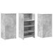 Birou de recepție Gri beton 155x50x103,5 cm Lemn prelucrat - WALTI WALTI