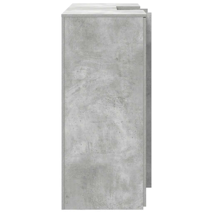 Birou de recepție Gri beton 155x50x103,5 cm Lemn prelucrat - WALTI WALTI