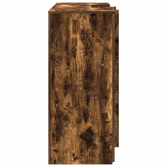 Birou de recepție stejar afumat 155x50x103,5 cm lemn prelucrat - WALTI WALTI