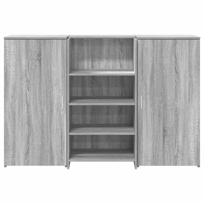 Birou de recepție Gri Sonoma 155x50x103,5 cm Lemn prelucrat WALTI