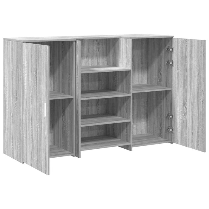 Birou de recepție Gri Sonoma 155x50x103,5 cm Lemn prelucrat WALTI