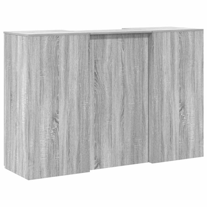 Birou de recepție Gri Sonoma 155x50x103,5 cm Lemn prelucrat WALTI