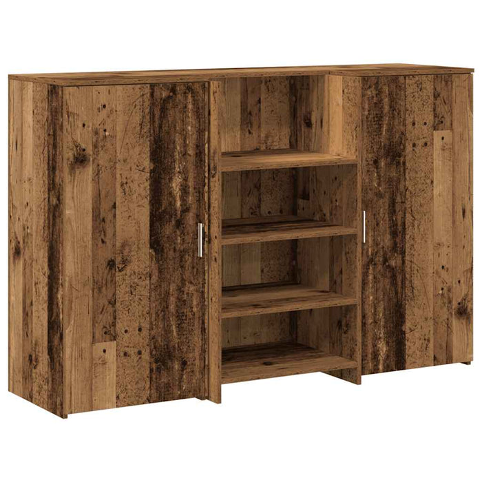 Birou de recepție Lemn vechi 155x50x103,5 cm Lemn prelucrat - WALTI WALTI