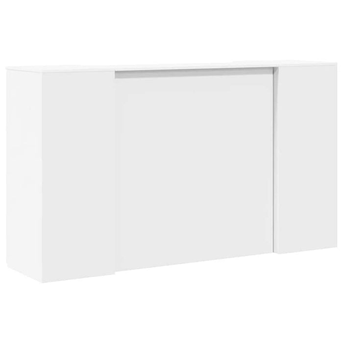 Birou de recepție, alb, 180x50x103,5 cm, lemn stratificat WALTI