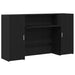 Birou de recepție din stejar negru 180x50x103,5 cm, lemn stratificat - WALTI WALTI