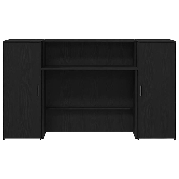 Birou de recepție din stejar negru 180x50x103,5 cm, lemn stratificat - WALTI WALTI