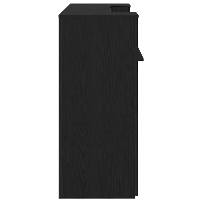 Birou de recepție din stejar negru 180x50x103,5 cm, lemn stratificat - WALTI WALTI