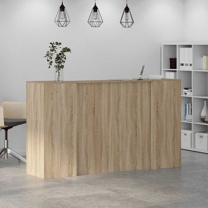 Birou de recepție Stejar Sonoma 180x50x103,5 cm Lemn prelucrat - WALTI WALTI