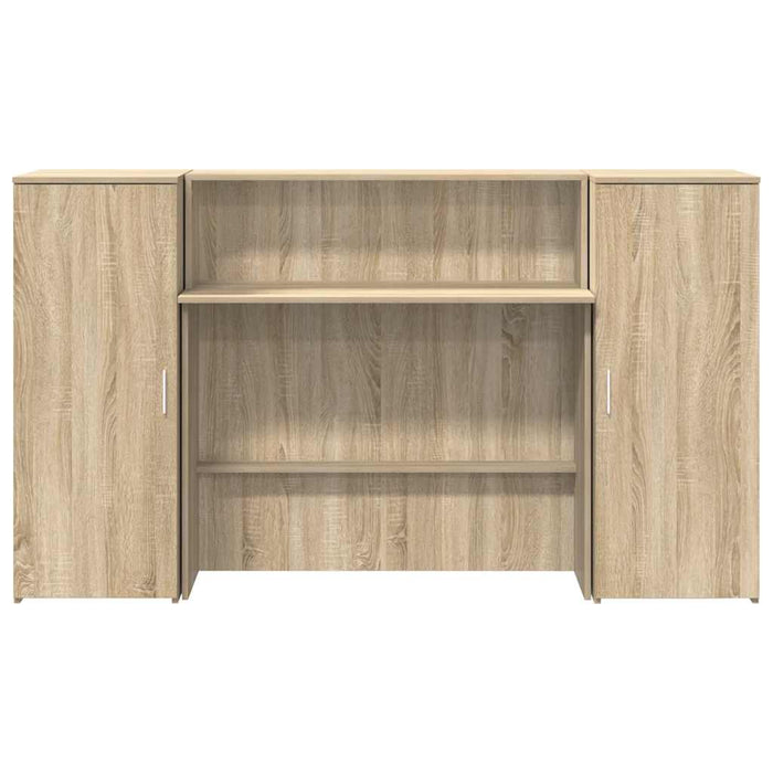 Birou de recepție Stejar Sonoma 180x50x103,5 cm Lemn prelucrat - WALTI WALTI