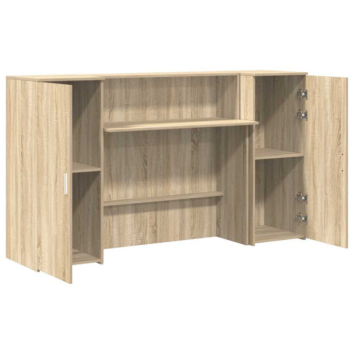 Birou de recepție Stejar Sonoma 180x50x103,5 cm Lemn prelucrat - WALTI WALTI