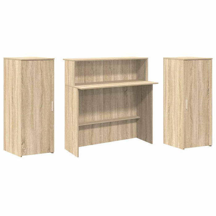 Birou de recepție Stejar Sonoma 180x50x103,5 cm Lemn prelucrat - WALTI WALTI
