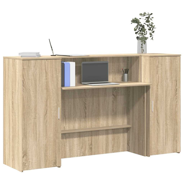 Birou de recepție Stejar Sonoma 180x50x103,5 cm Lemn prelucrat - WALTI WALTI