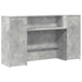 Birou de recepție Gri beton 180x50x103,5 cm Lemn prelucrat - WALTI WALTI