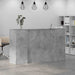 Birou de recepție Gri beton 180x50x103,5 cm Lemn prelucrat - WALTI WALTI