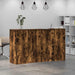 Birou de recepție stejar afumat 180x50x103,5 cm lemn prelucrat - WALTI WALTI