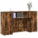 Birou de recepție stejar afumat 180x50x103,5 cm lemn prelucrat - WALTI WALTI