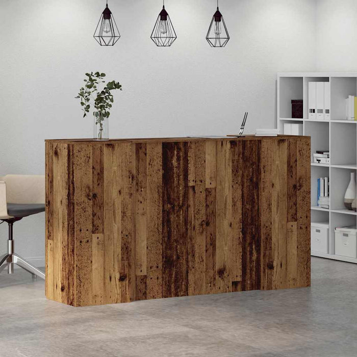 Birou de recepție Lemn vechi 180x50x103,5 cm Lemn prelucrat - WALTI WALTI
