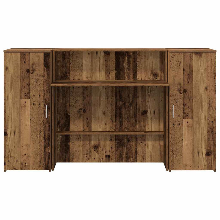 Birou de recepție Lemn vechi 180x50x103,5 cm Lemn prelucrat - WALTI WALTI